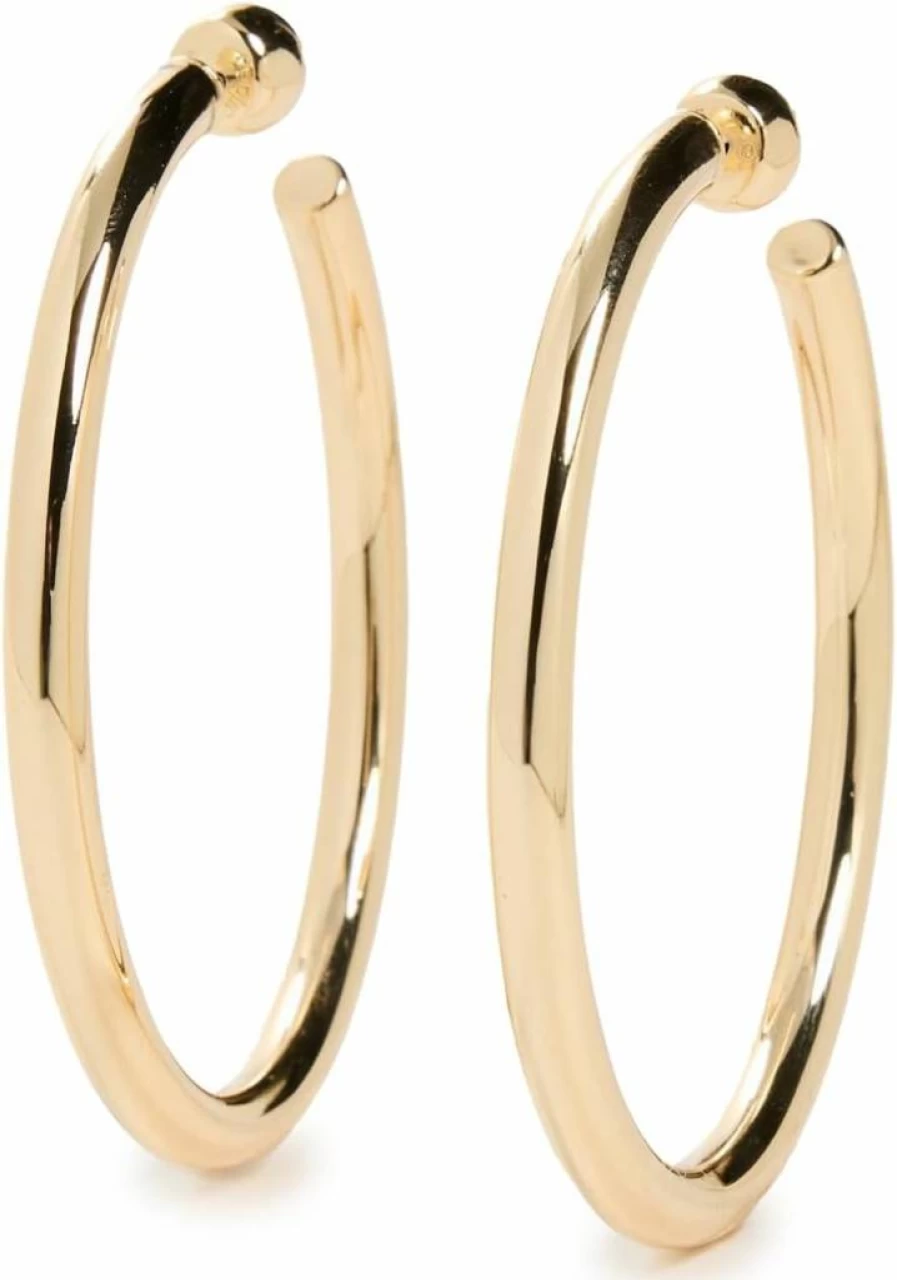 Gorjana Carter Hoop Earrings for Women - Sterling Silver Statement Hoops