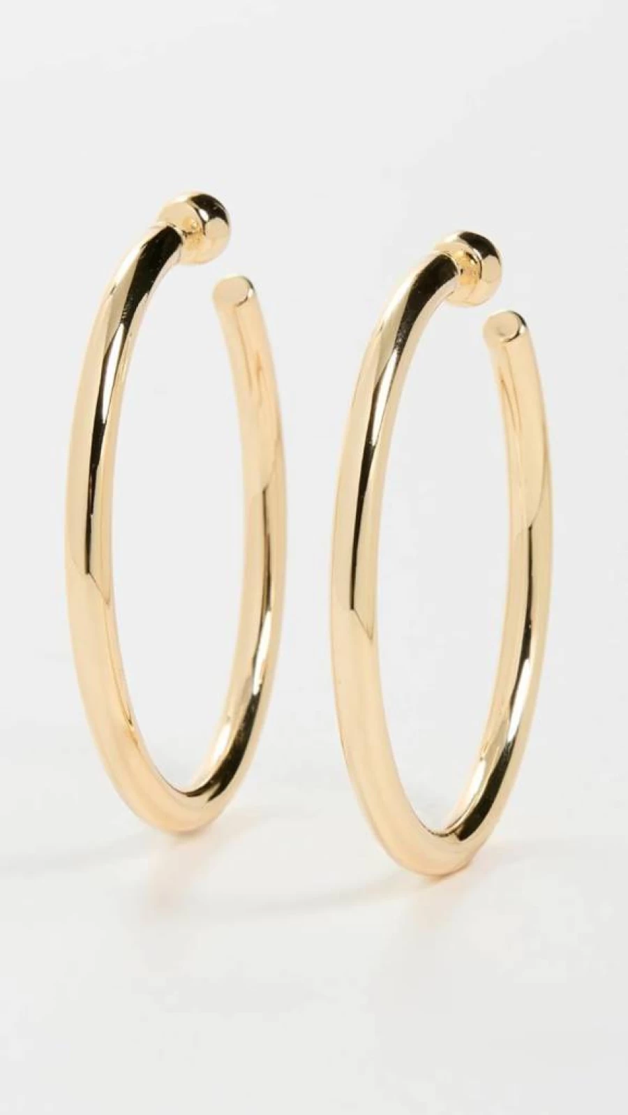 Gorjana Carter Hoop Earrings for Women - Sterling Silver Statement Hoops