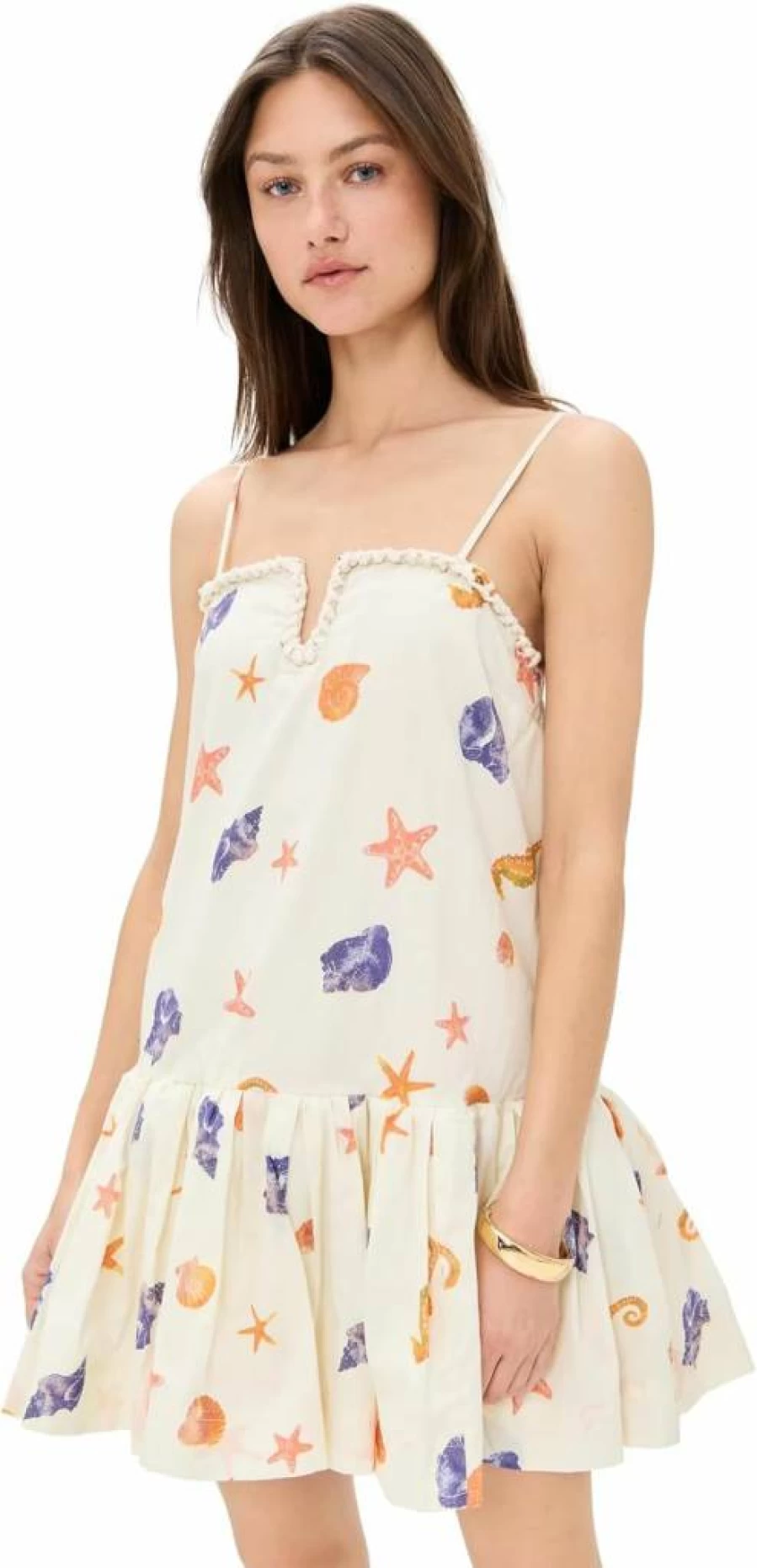 Line & Dot Women's Edwina Mini Dress - Stylish Floral Print Summer Dress for Women