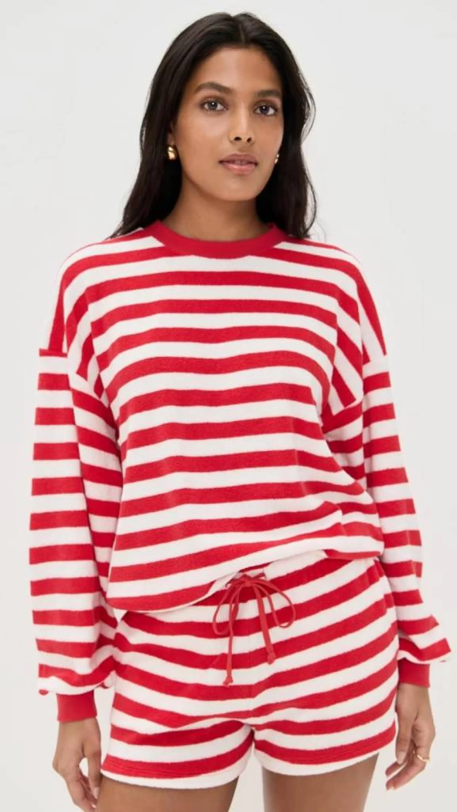Suzie Kondi Women's Sifno Pullover Sweatshirt - Soft Casual Long Sleeve Crewneck Top