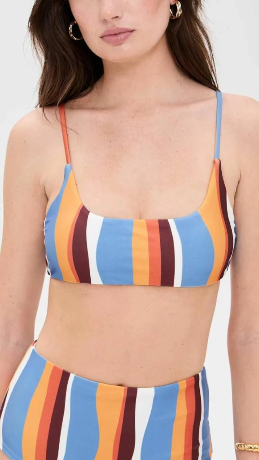 MINKPINK Women's Ripple Bikini Top - Trendy Swimwear for Summer Beach Fashion