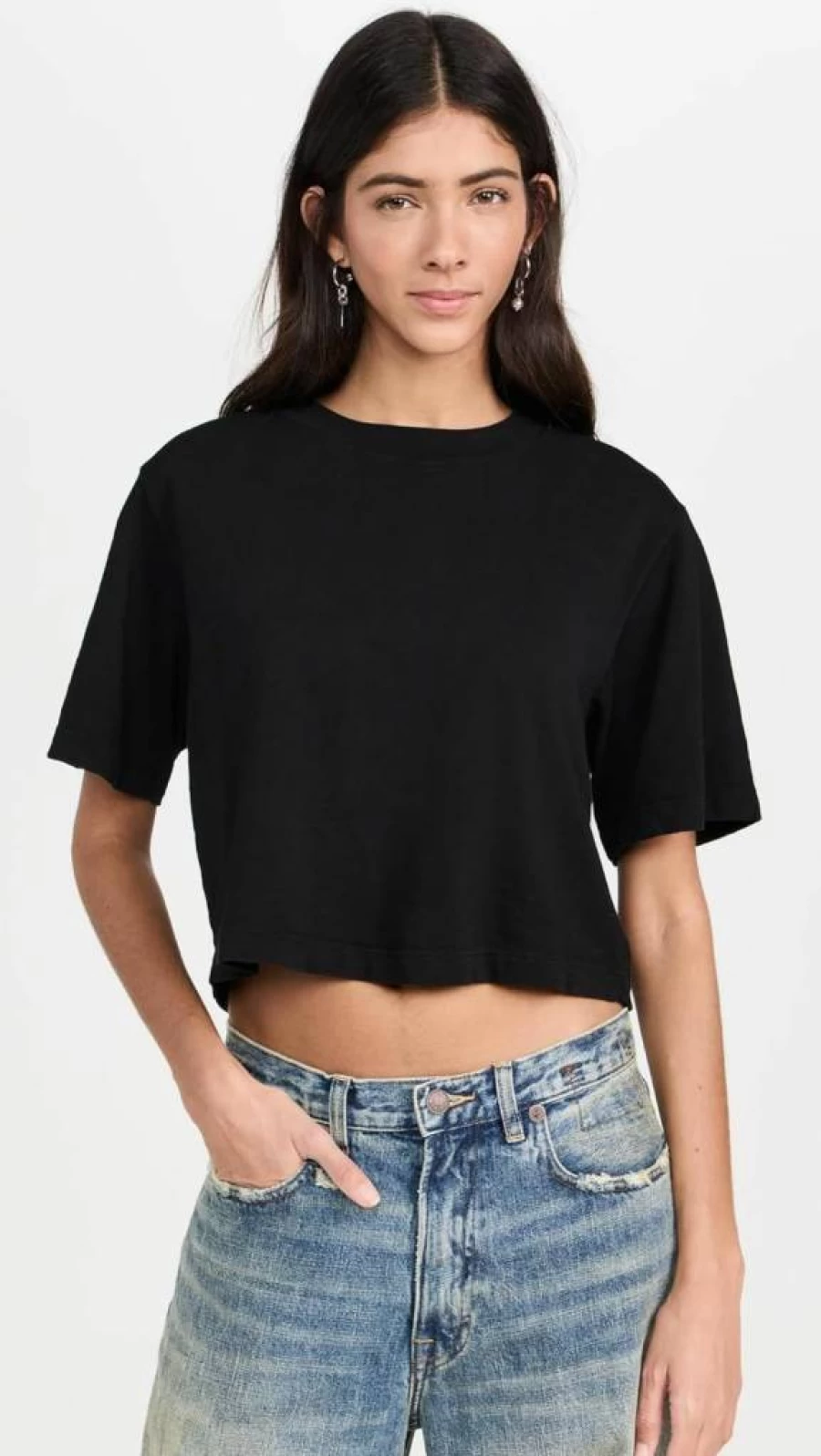 Cotton Citizen Women's Tokyo Crop Top - Stylish Short Sleeve Tee for Fashion Trends