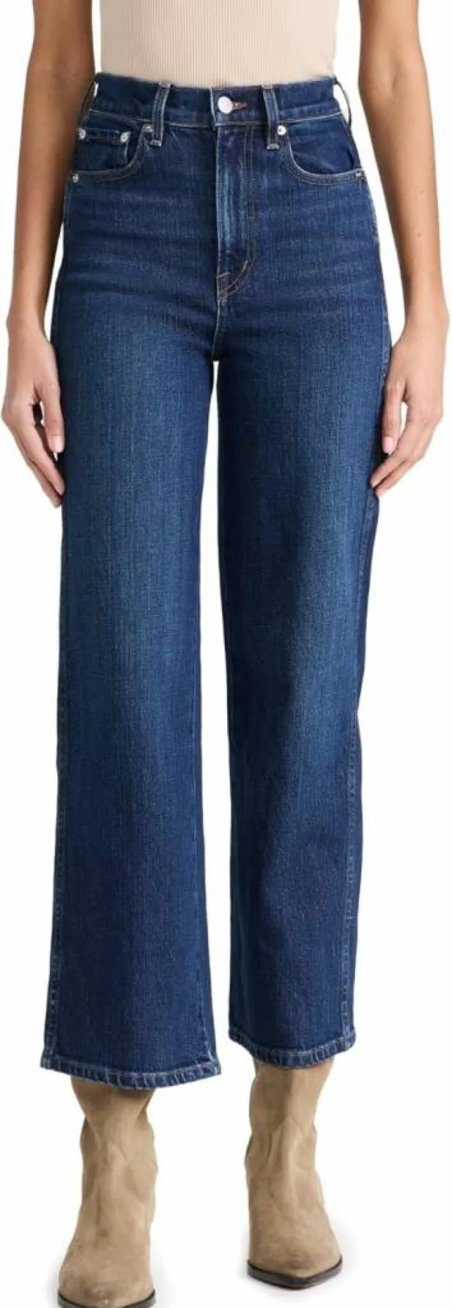 Apiece Apart Women's Merida High-Rise Slim Fit Jeans - Premium Denim for Everyday Style