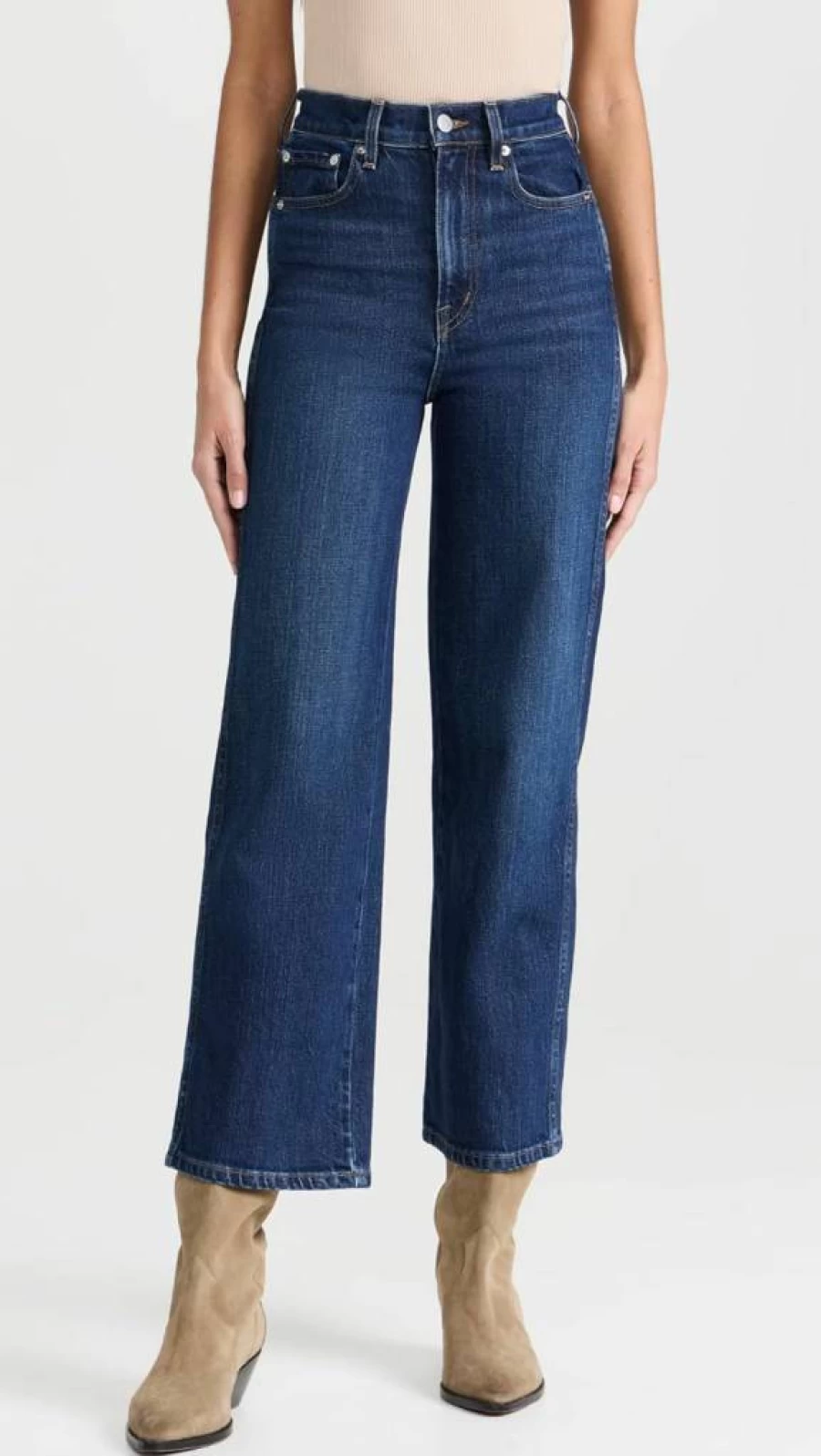 Apiece Apart Women's Merida High-Rise Slim Fit Jeans - Premium Denim for Everyday Style