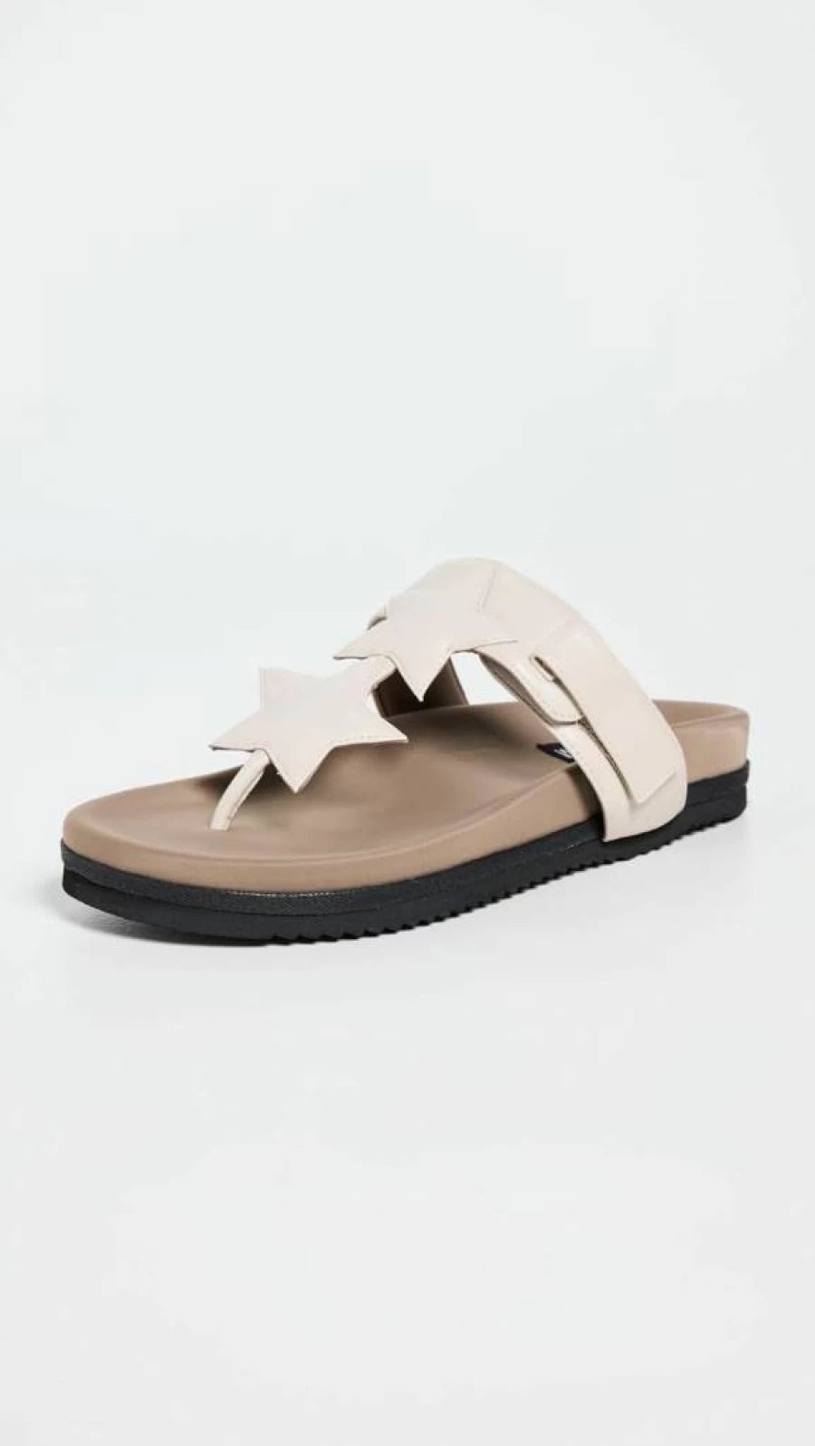 R0AM Women's Star T-Strap Sandals | Stylish Comfortable Summer Footwear