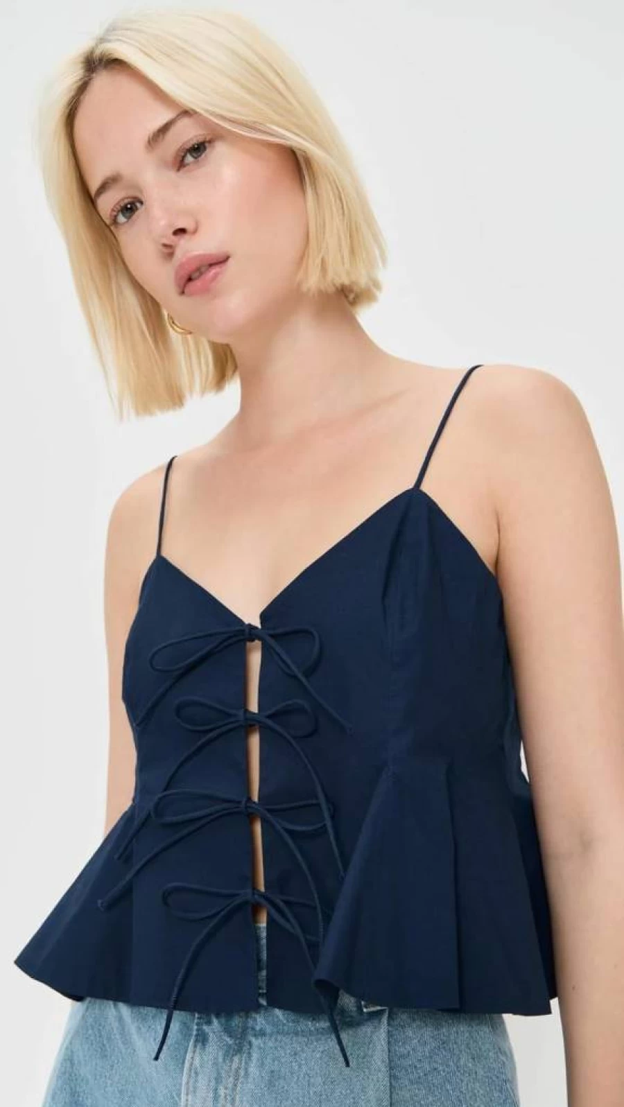 Sea Women's Emmet Poplin Sleeveless Tank Top - Breathable Summer Casual Shirt
