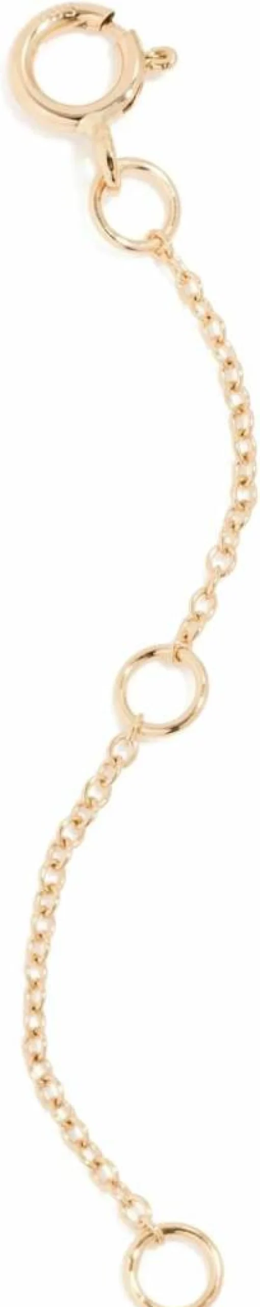 ZOE CHICCO 14K Gold Necklace Extender for Women - 2 Inch Adjustable Chain Extension