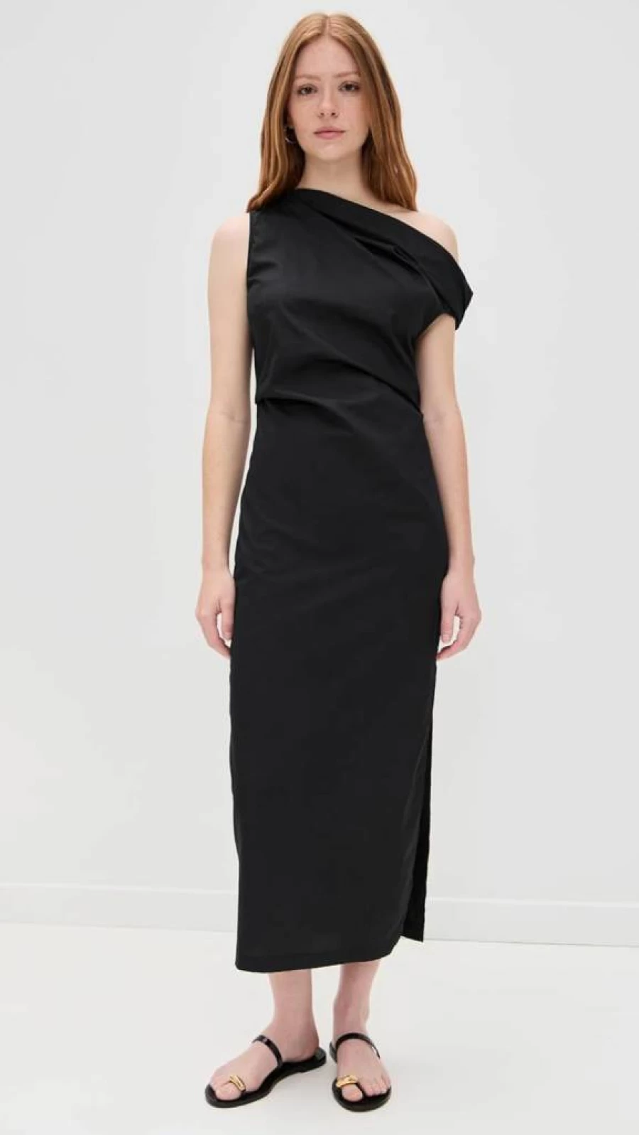 Enza Costa Women's Sculptured Poplin Dress - Elegant & Comfortable Summer Wear