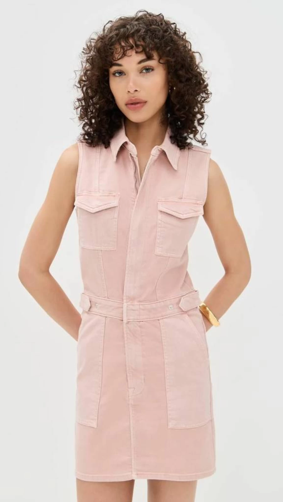 Good American Vintage Floral Sleeveless Mini Dress - Dried Petal Design for Women