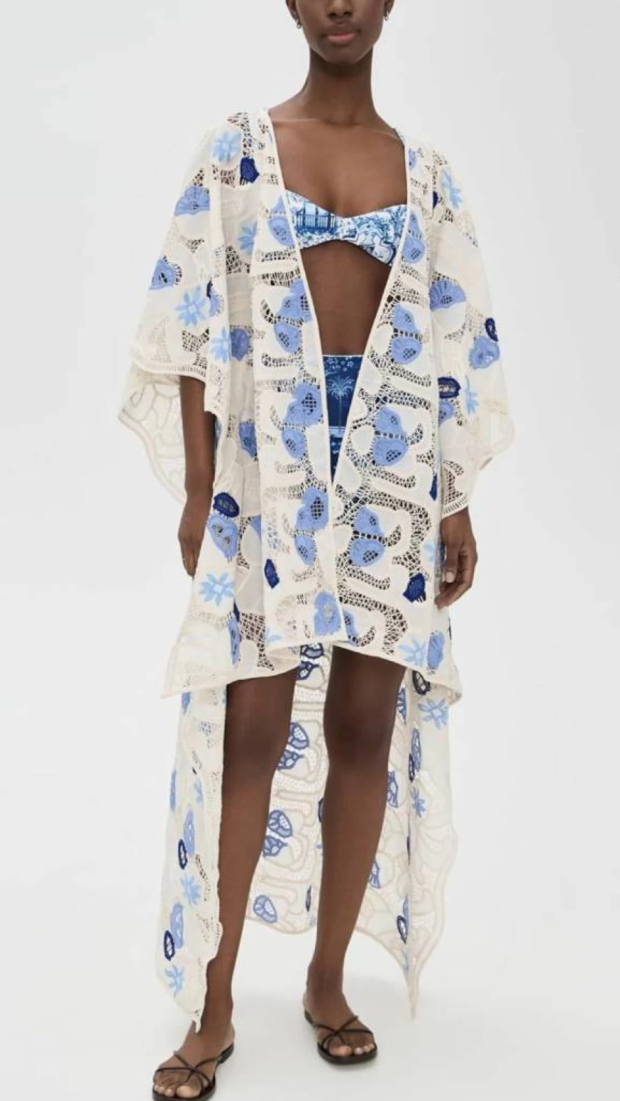 AGUA BENDITA Women's Dara Tales Cover Up - Stylish Beachwear & Resortwear Swimsuit Cover-Up