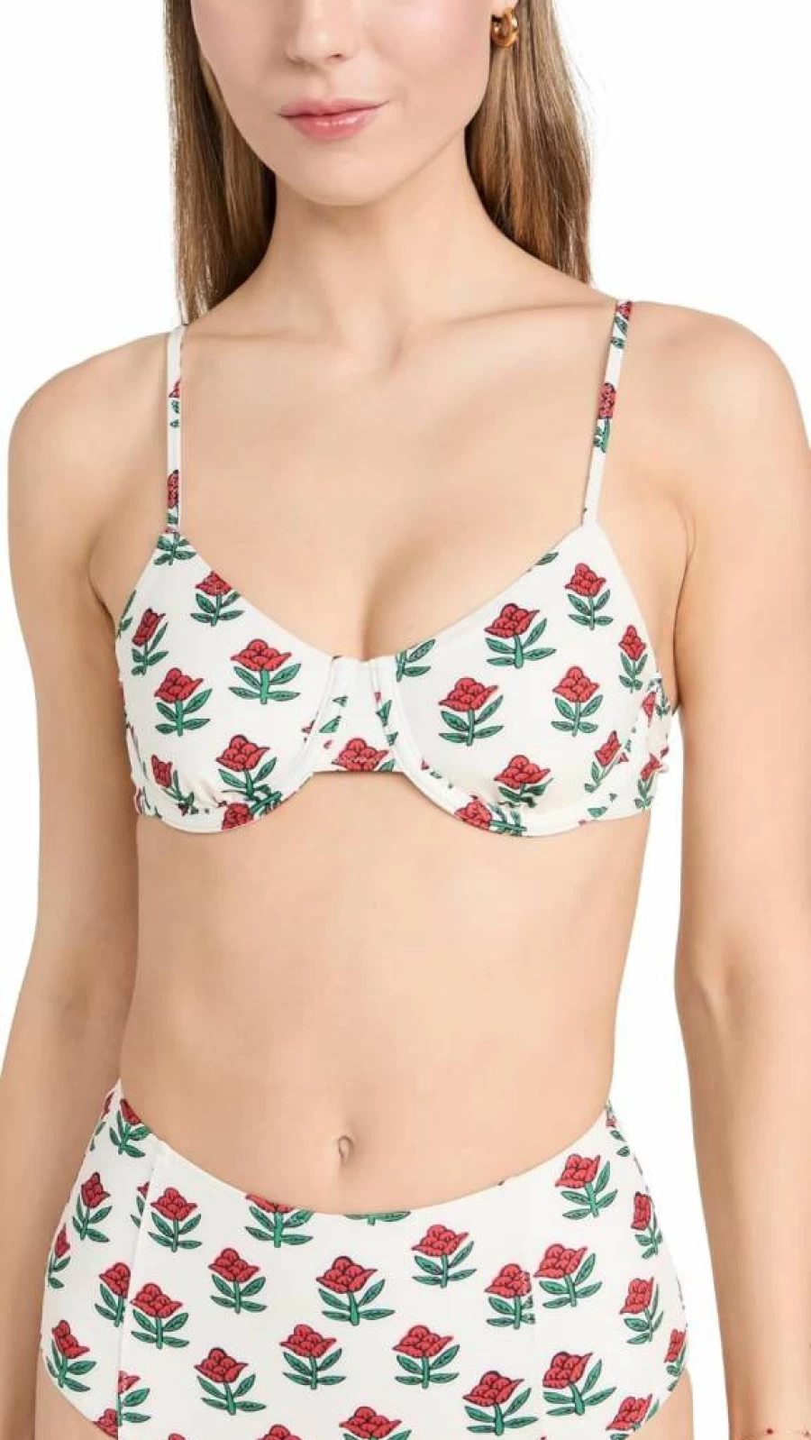 Rhode Women's Divya Bikini Top - Stylish & Comfortable Swimwear for Women