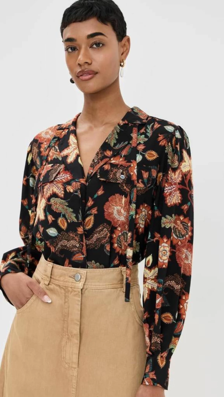 Ulla Johnson Women's Florian Blouse - Floral Printed Boho Chic Top