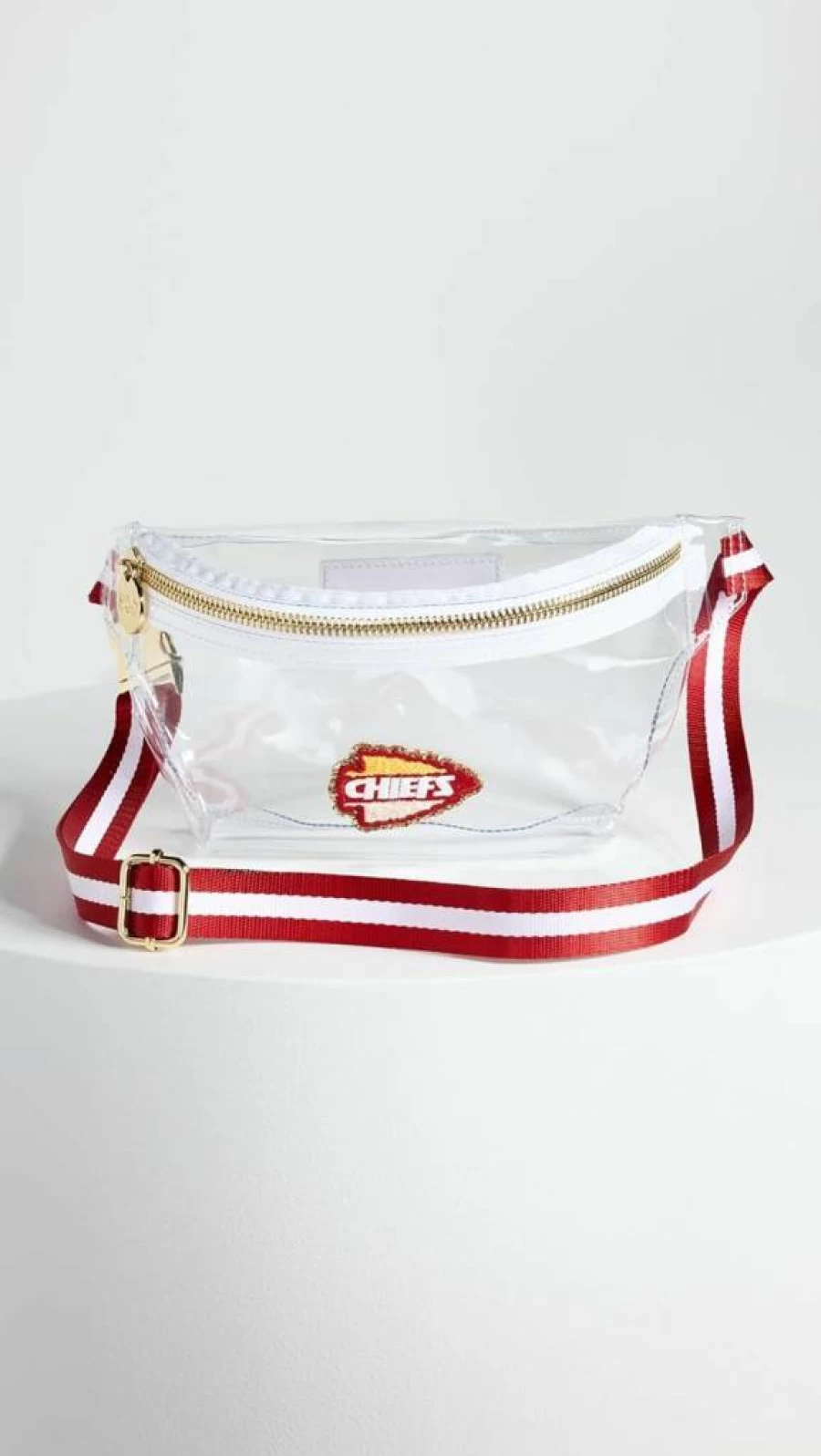 Stoney Clover Lane Kansas City Chiefs Clear Waist Bag for Women - Stylish NFL Fanny Pack