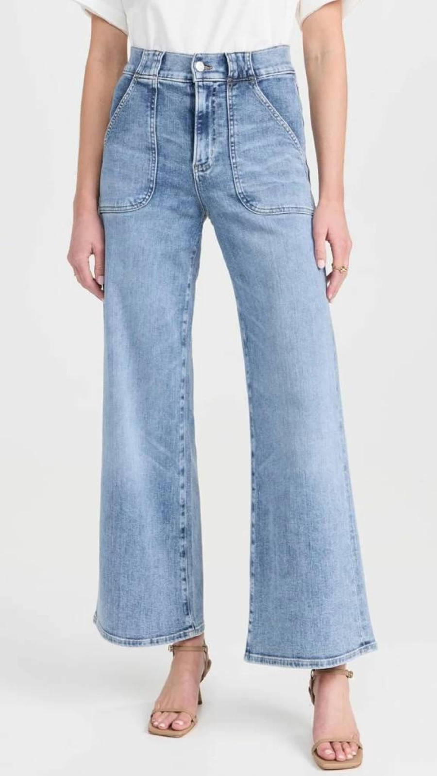 FRAME Women's Modern High-Waisted Pocket Jeans - Stylish & Comfortable Denim