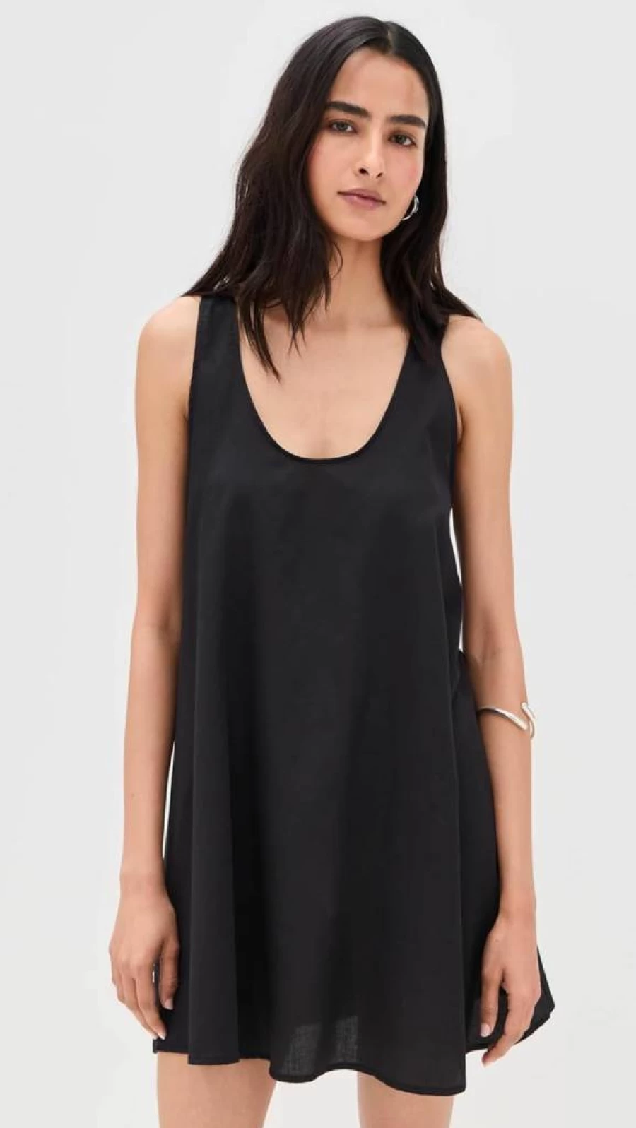 Leset Yoko Mini Tank Dress for Women - Slim Fit Summer Casual Strap Dress