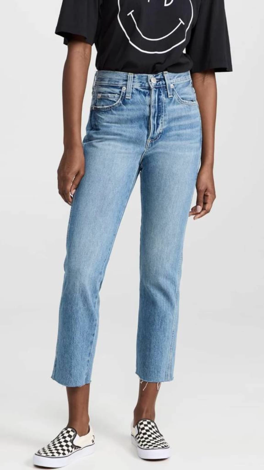 AMO Women's High-Waisted Loverboy Jeans - Stretch Denim Skinny Fit Casual Pants