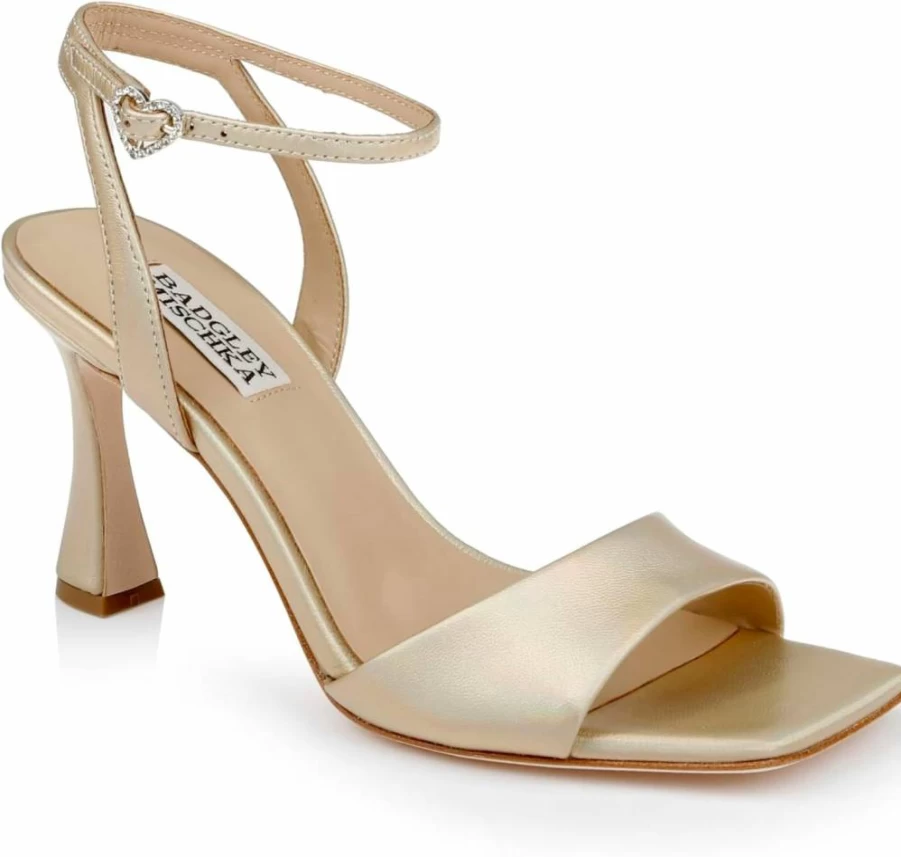 Badgley Mischka Women's Cady Heeled Sandals - Elegant High Heel Dress Sandals for Women