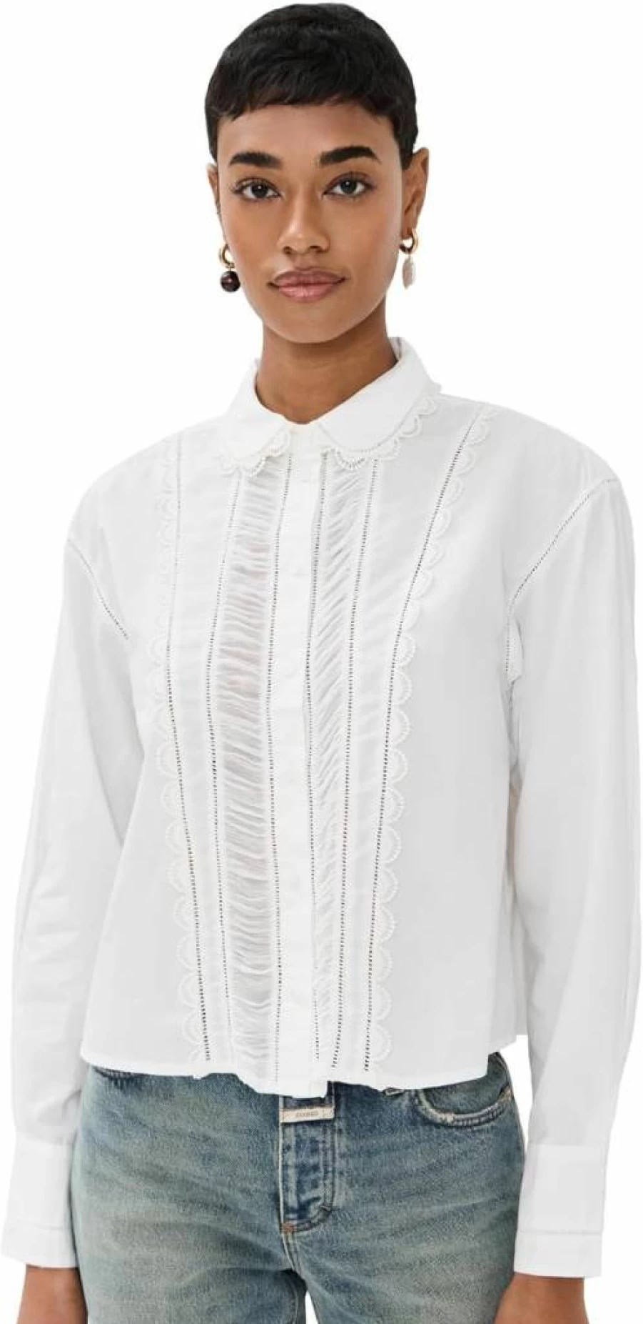 Ulla Johnson Women's Samira Blouse - Floral Printed Boho Chic Top
