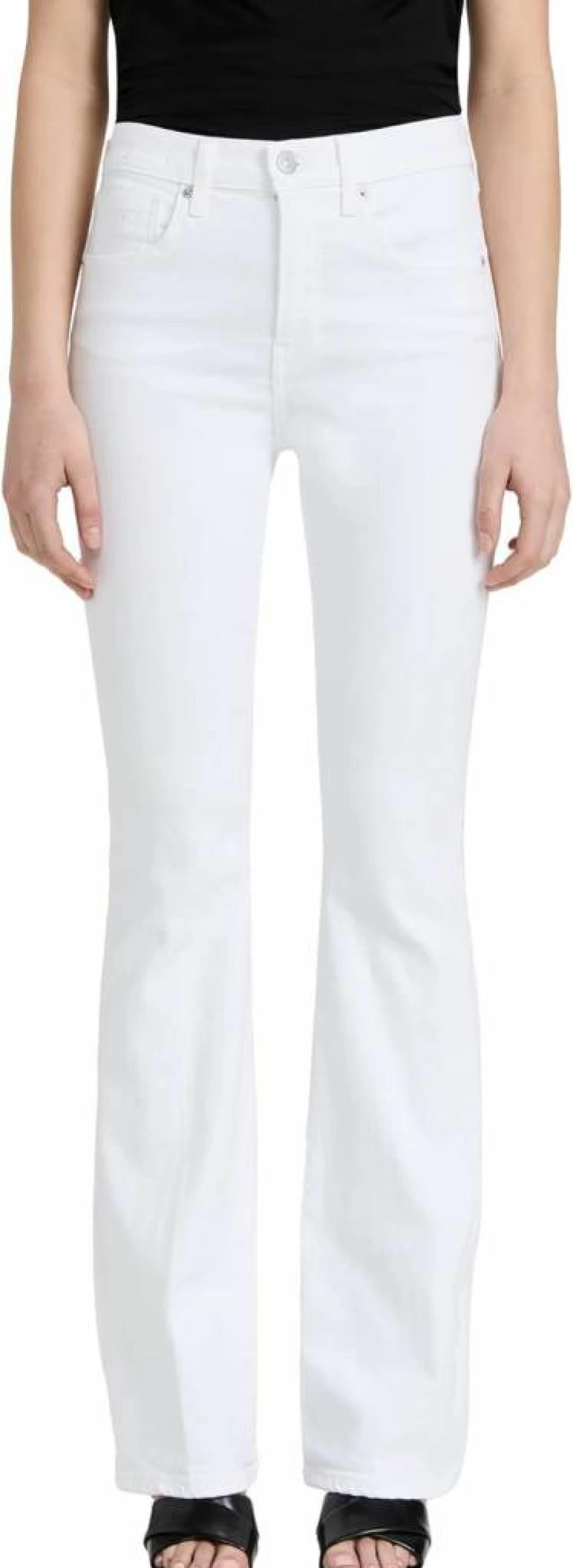 Veronica Beard Women's Beverly Skinny Flare Jeans - High Waisted Stretch Denim Pants for Women