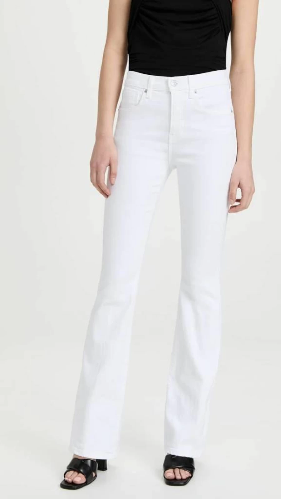 Veronica Beard Women's Beverly Skinny Flare Jeans - High Waisted Stretch Denim Pants for Women
