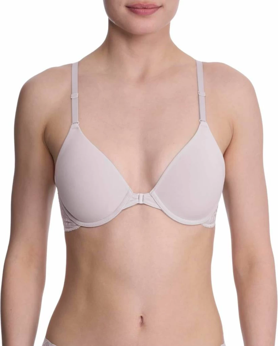 Natori Women's Lush Front Close Contour Underwire Bra - Supportive Comfort Wire Bra