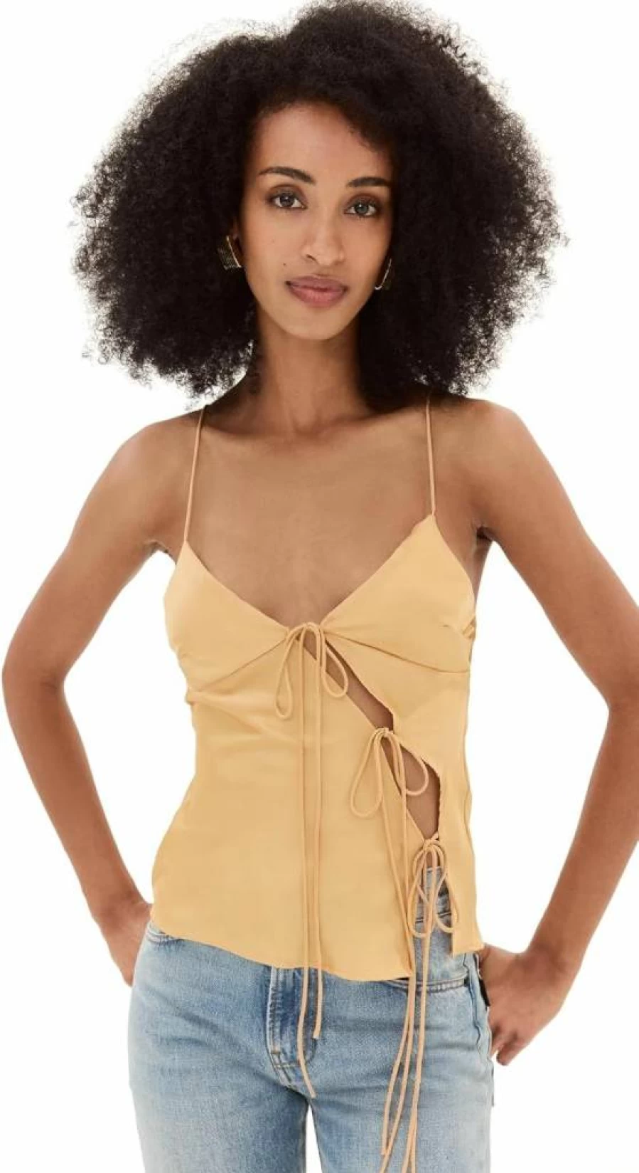Lioness Women's Mariah Cami Top - Sleek Strap Tank for Casual & Layered Outfits