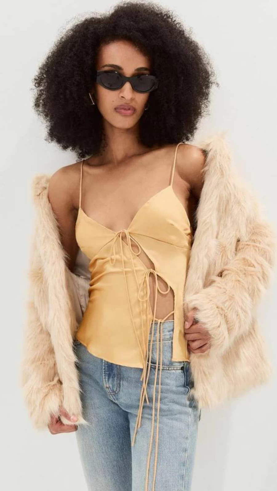 Lioness Women's Mariah Cami Top - Sleek Strap Tank for Casual & Layered Outfits