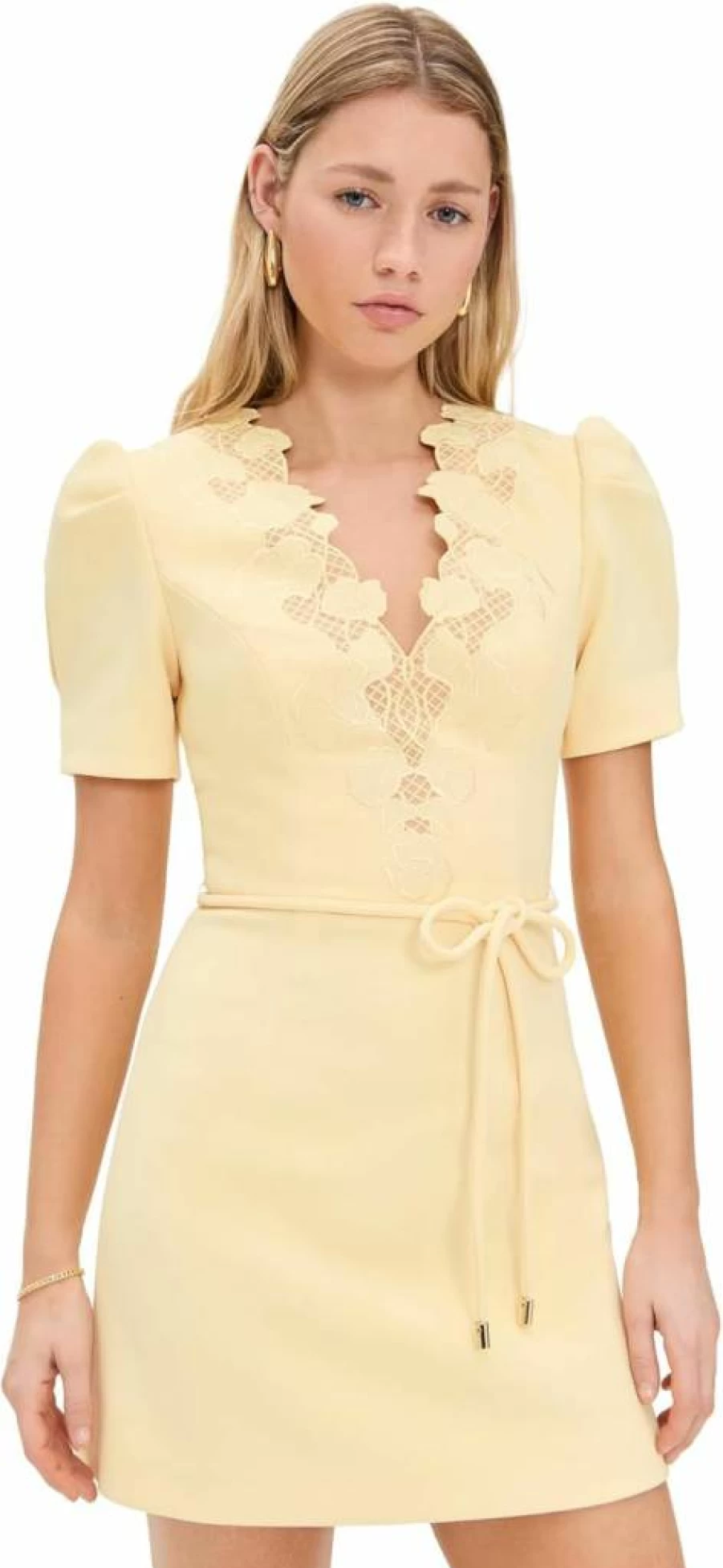 Rebecca Vallance Women's Lulu Mini Dress - Elegant Short Sleeve Party Dress