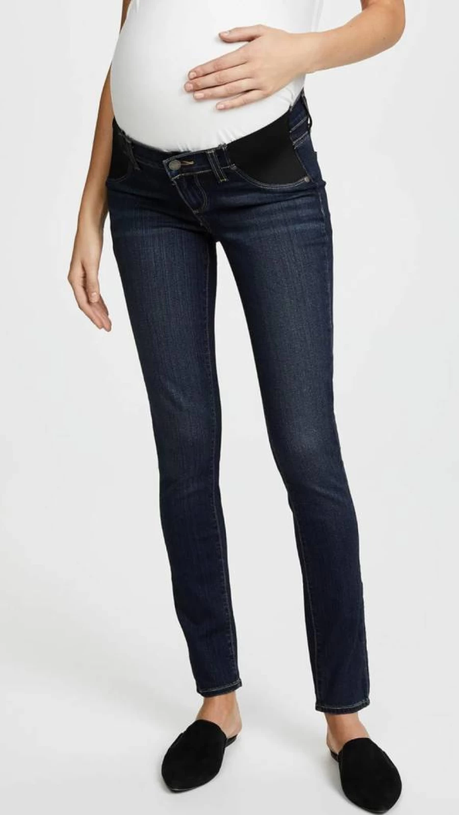 PAIGE Women's Transcend Verdugo Ultra Skinny Maternity Jeans - Denim Pregnancy Pants
