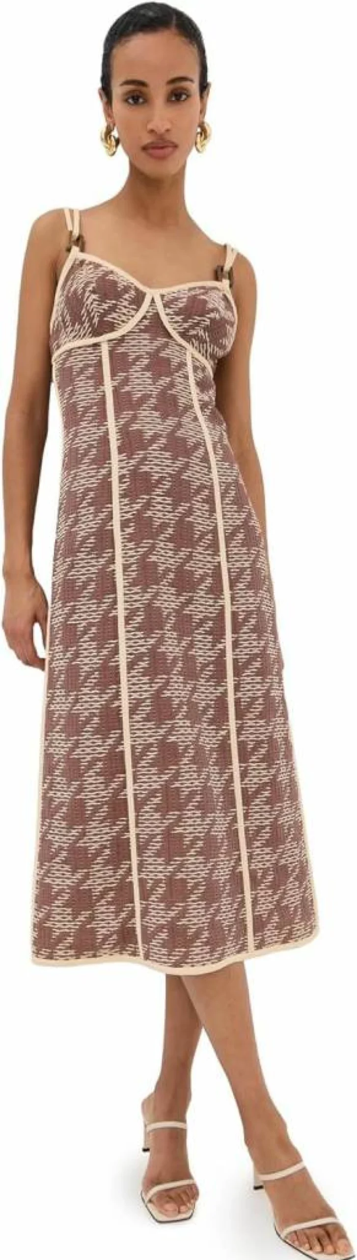ALEXIS Women's Bronze Evening Dress - Elegant Party Gown for Special Occasions