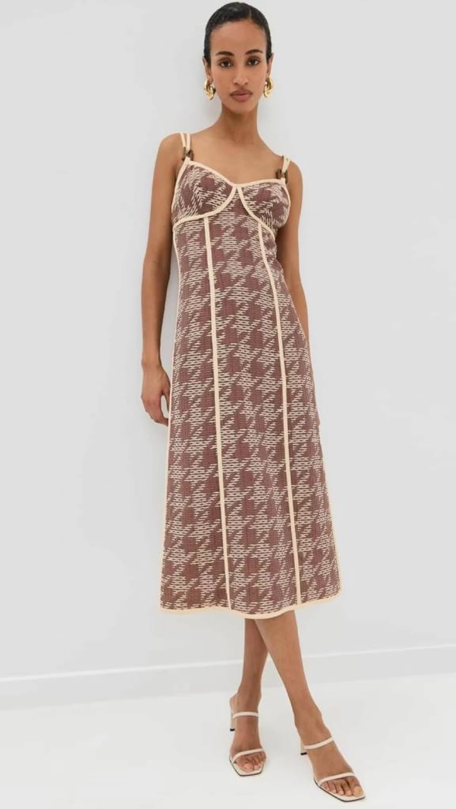 ALEXIS Women's Bronze Evening Dress - Elegant Party Gown for Special Occasions