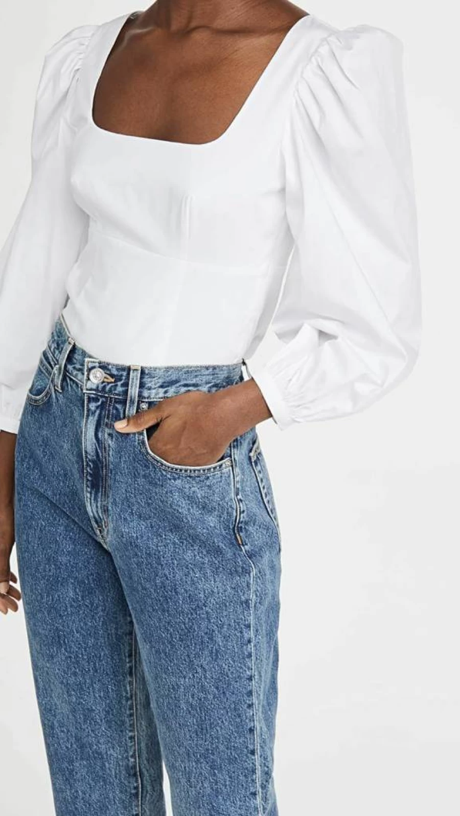 STAUD Lana Top for Women - Stylish Blouse by STAUD