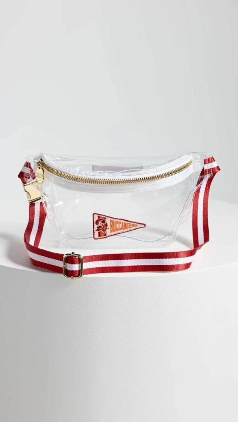 Stoney Clover Lane Women's Tampa Bay Buccaneers Clear Waist Bag Fanny Pack for NFL Fans