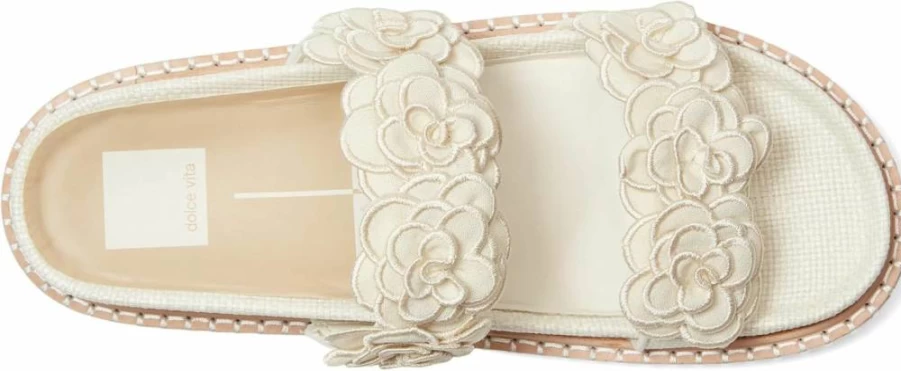 Dolce Vita Sherla Women's Flat Sandals – Comfortable Summer Slide Shoes for Women