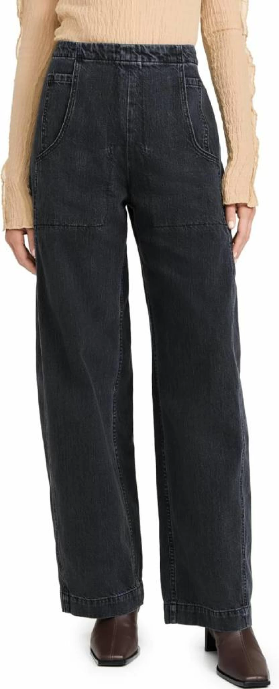 Rachel Comey Women's Tany High-Waisted Wide-Leg Pants - Premium Casual Trousers for Women