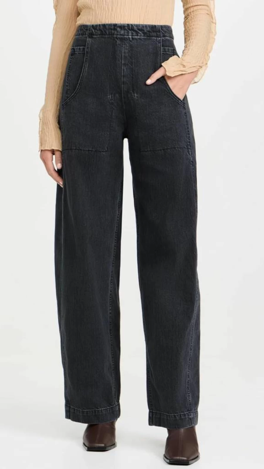 Rachel Comey Women's Tany High-Waisted Wide-Leg Pants - Premium Casual Trousers for Women