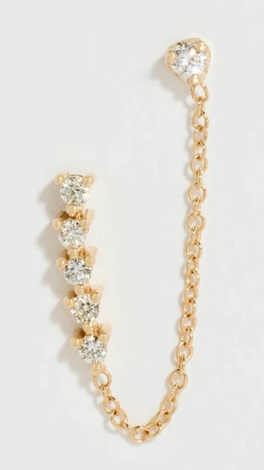 ZOE CHICCO 14K Gold Double Sided Tennis Earrings for Women