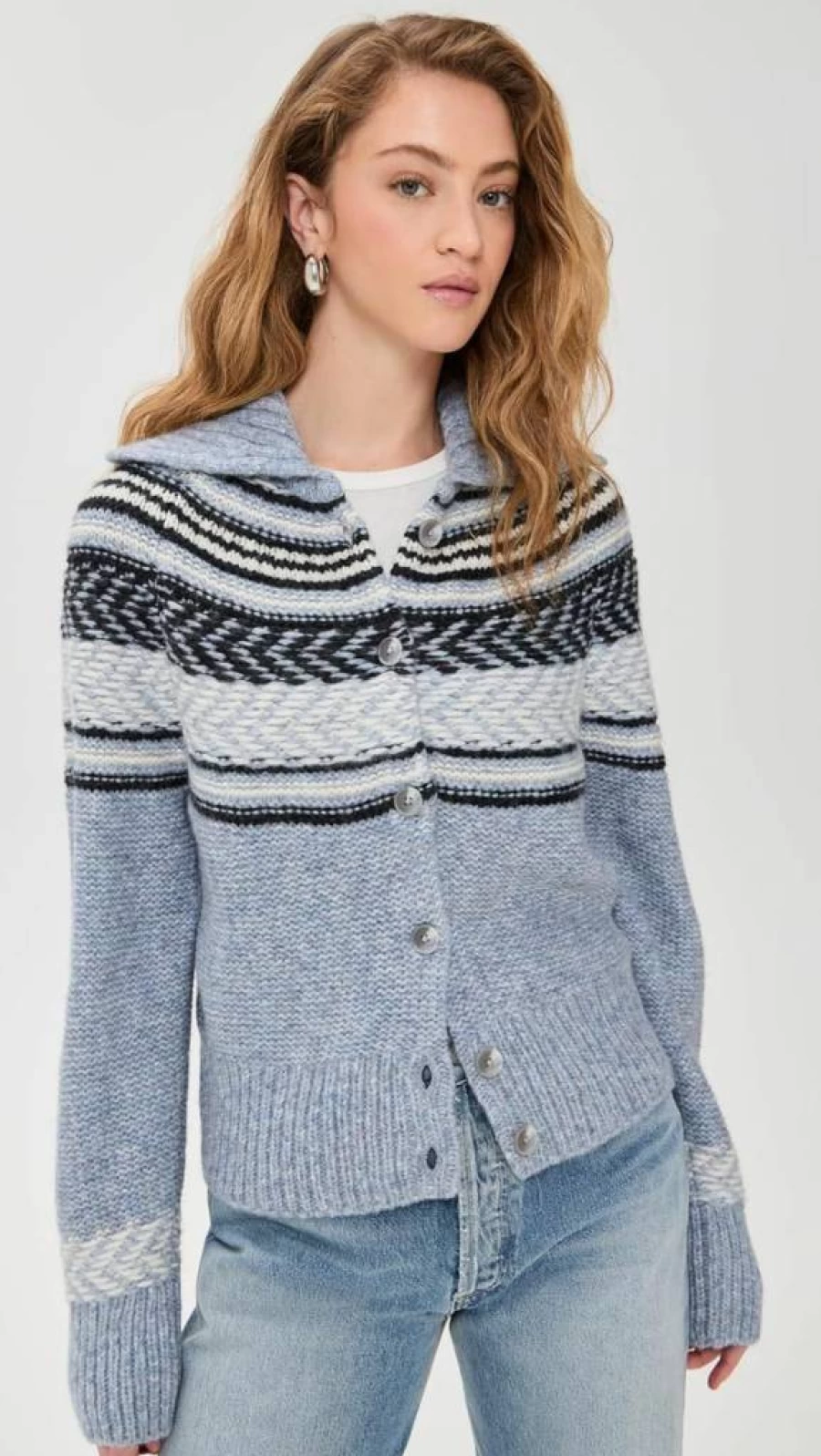 Faherty Women's Native Knitter Eyedazzler Sweater - Cozy Handmade Knit Pullover for Women