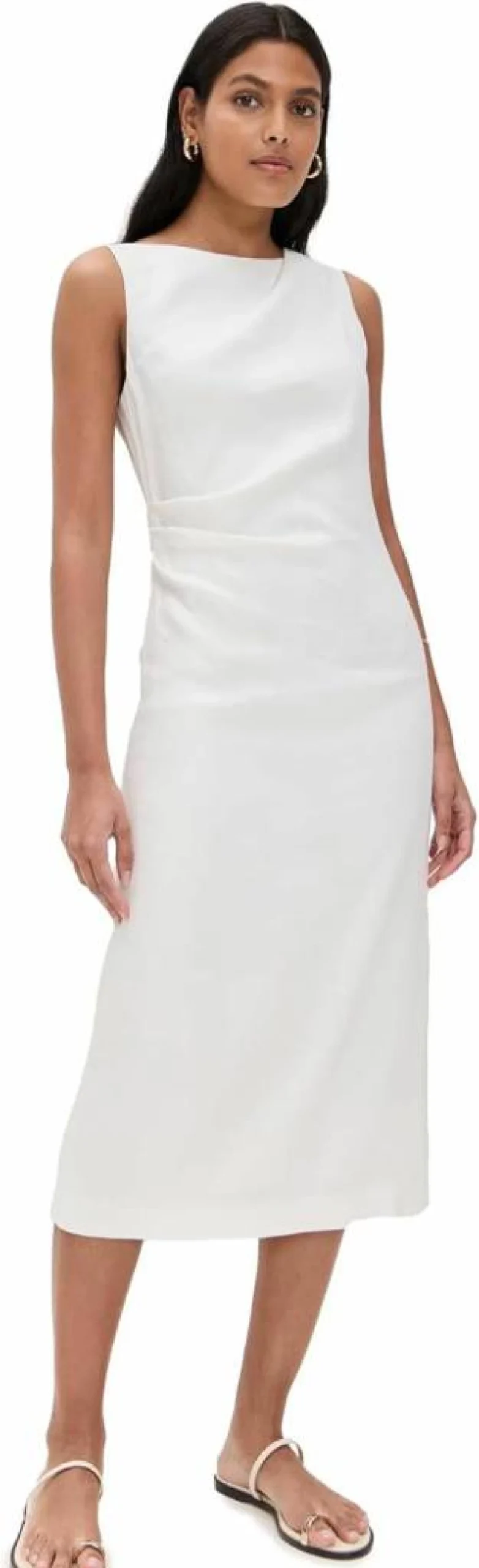 Theory Women's Elegant Shoulder Drape Wrap Dress - Classic Office Wear