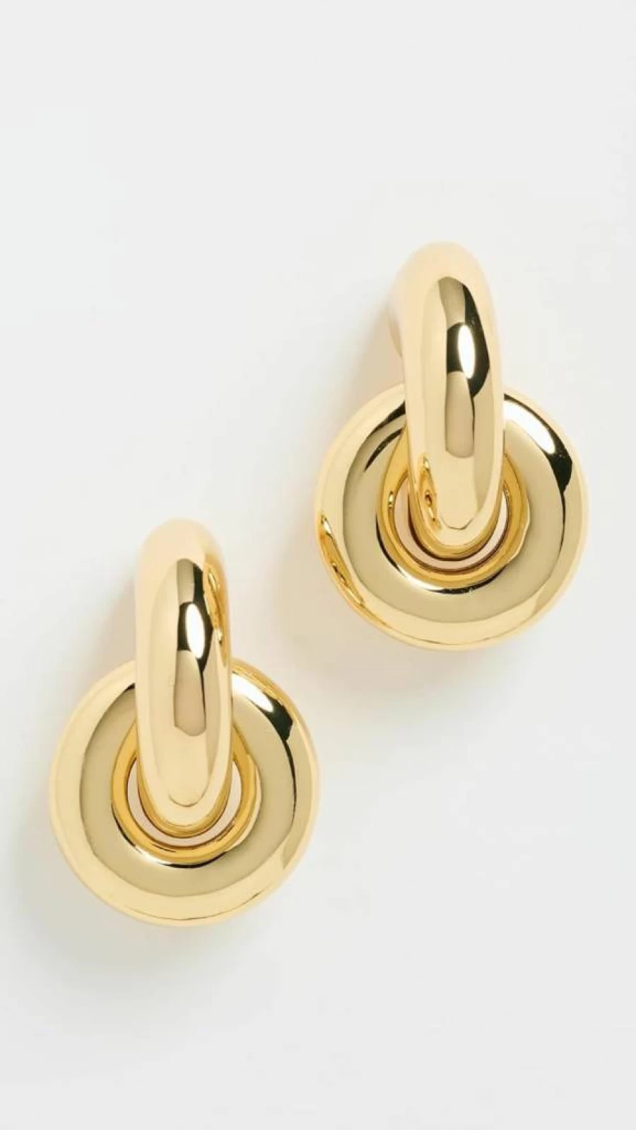 Eliou Khaia Hoop Earrings for Women - Sterling Silver Boho Dangle Earrings - Minimalist Gold Earrings for Everyday Wear