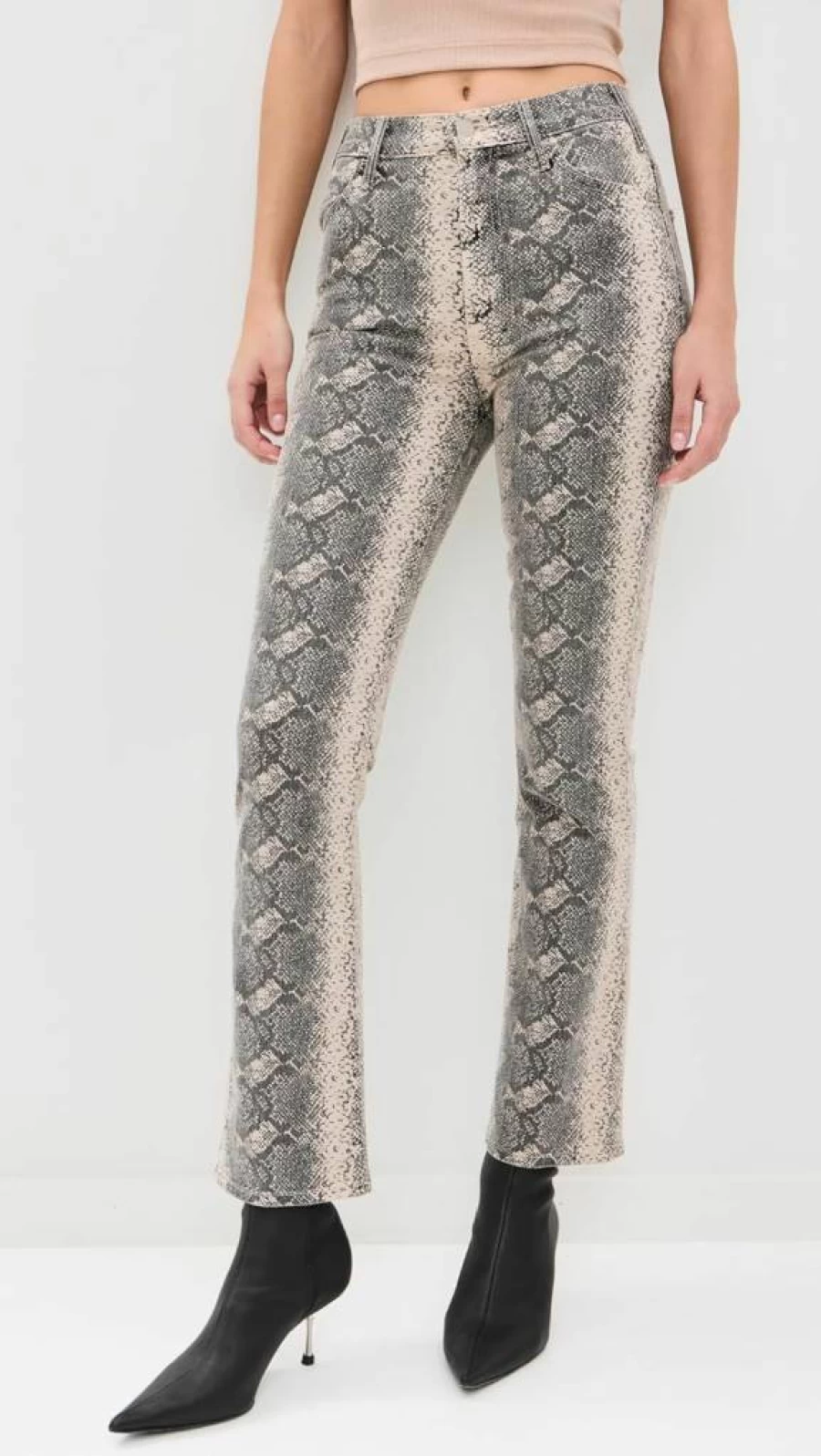 MOTHER Women's The Hustler Roller High Heel Jeans for Stylish Outfits