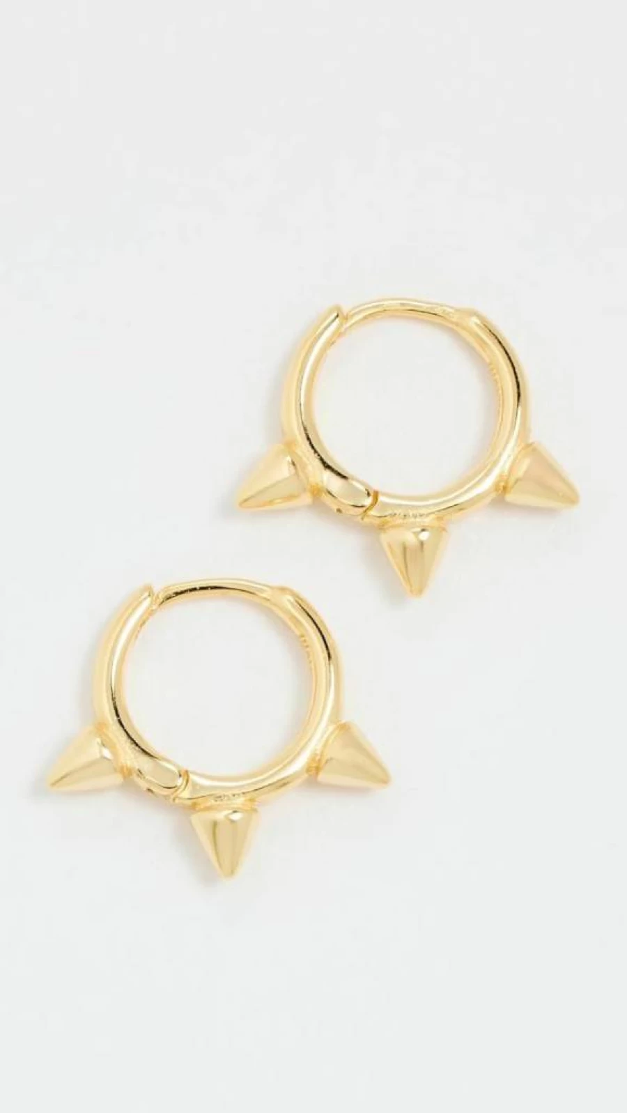 SHASHI Women's Revolver Gun Hoop Earrings - Edgy Chic Sterling Silver Dangle Earrings for Women