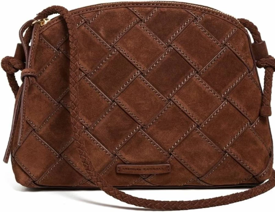 Loeffler Randall Mallory Women's Woven Leather Crossbody Bag – Stylish Handbag for Everyday Use