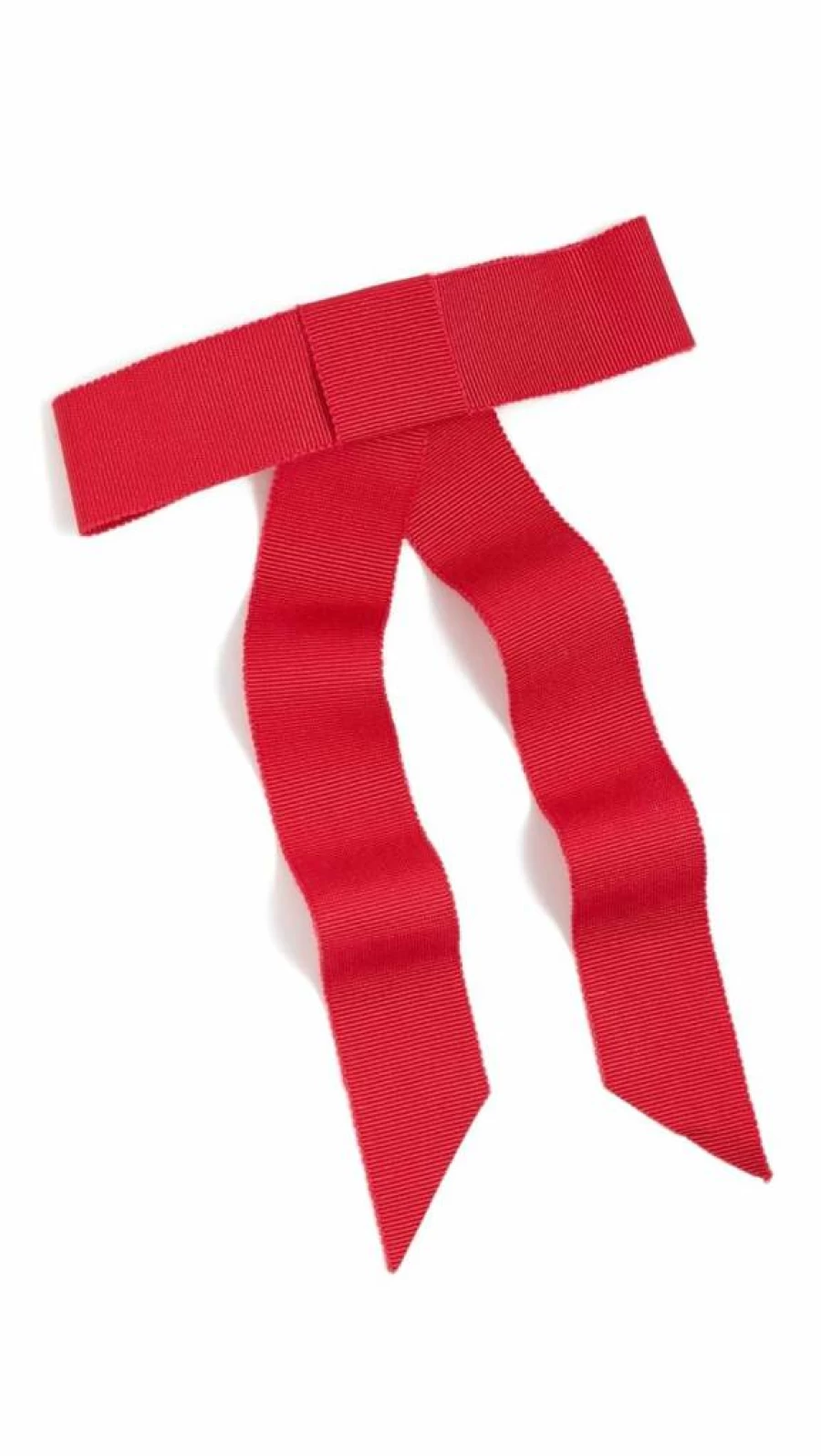 LELET NY Kate Grosgrain Bow Barrette Hair Clip - Red Cherry Design, One Count