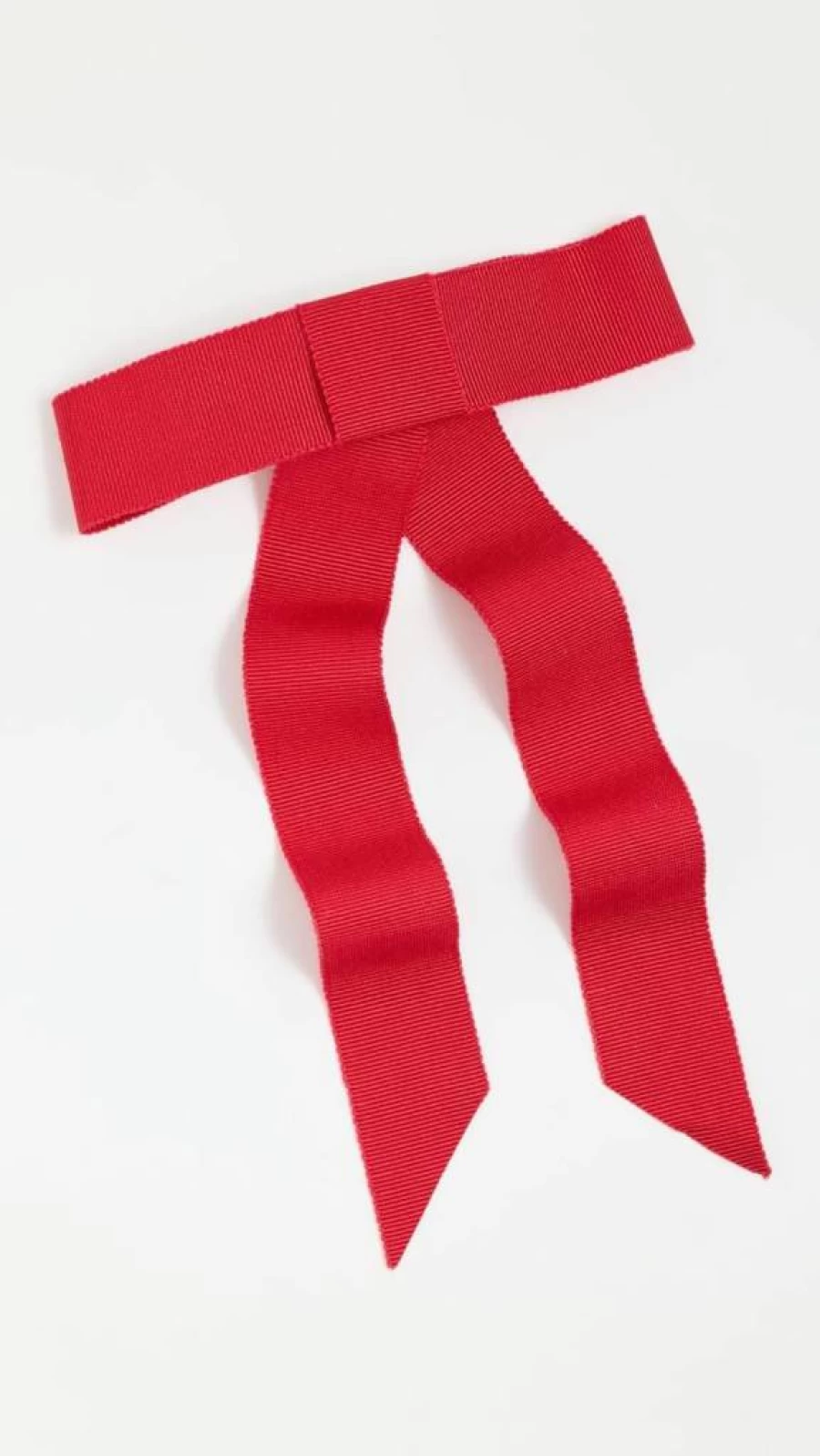 LELET NY Kate Grosgrain Bow Barrette Hair Clip - Red Cherry Design, One Count