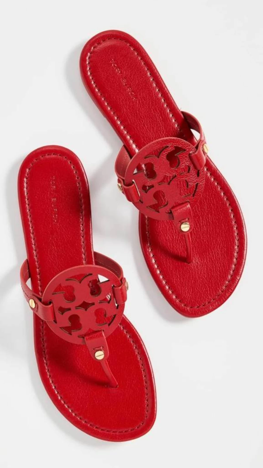 Tory Burch Women's Miller Leather Sandals - Comfortable Slide Sandals for Women, Fashionable Summer Footwear