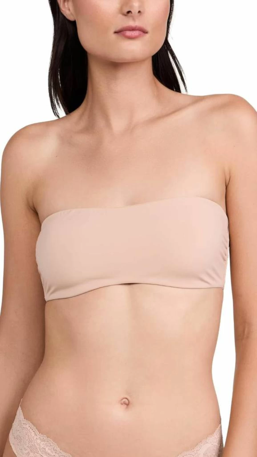 Cosabella Women's Micro Bandeau Bralette - Free Cut Soft Comfort Wireless Bra