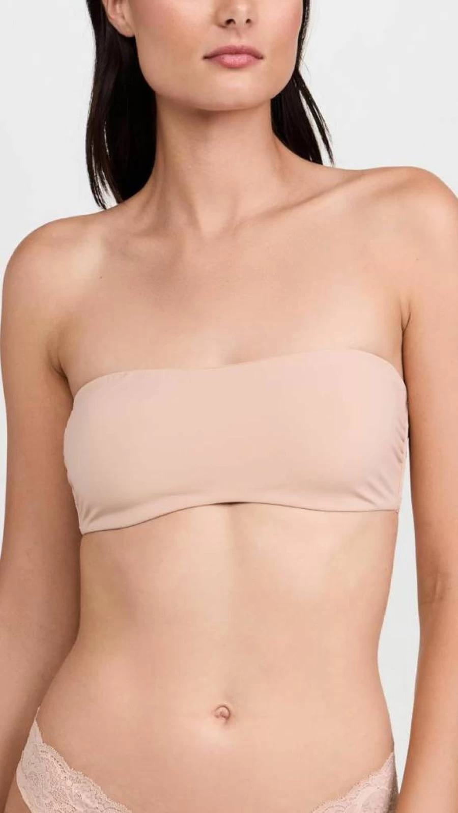 Cosabella Women's Micro Bandeau Bralette - Free Cut Soft Comfort Wireless Bra