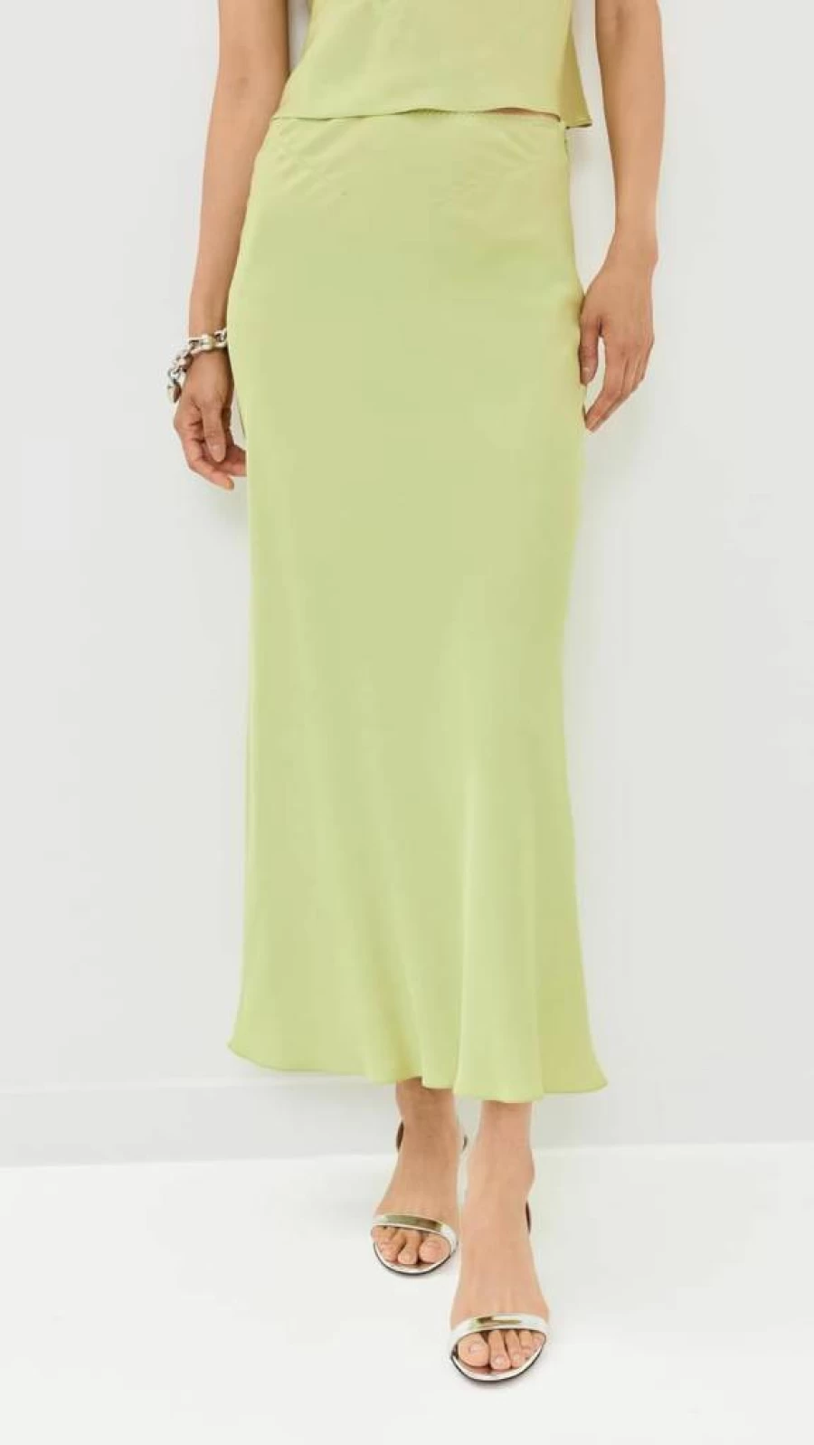 Anna October Women's Champaca Floral Midi Skirt - Elegant A-Line Summer Skirt