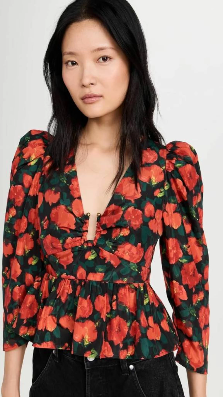 Rhode Women's Alma Top - Stylish Casual Blouse for Everyday Wear